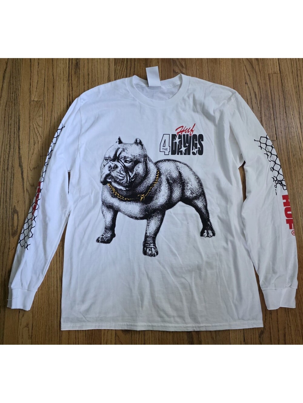 Mens L HUF for The DAWGS TSHIRT